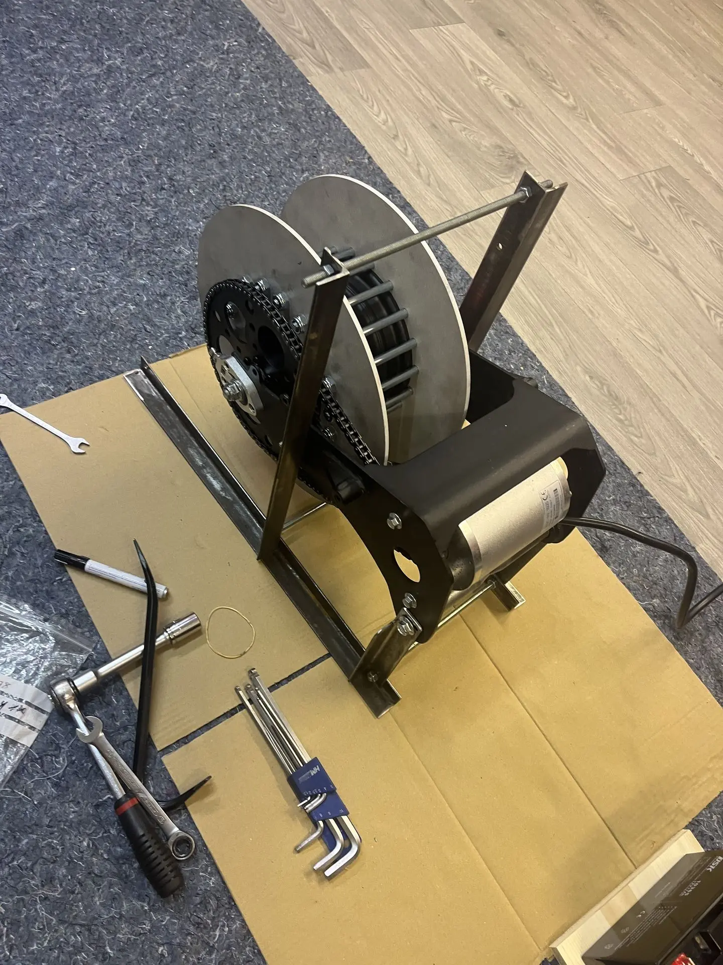 Foil seilwinde bau 2